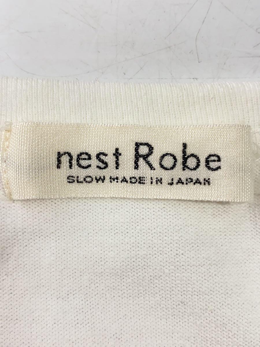 nest Robe◆Tシャツ/FREE/コットン/WHT/無地/01232-1388_画像3