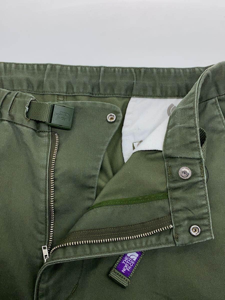 THE NORTH FACE PURPLE LABEL◆STRETCH TWILL WIDE TAPERED PANTS/34/コットン/KHK/無地_画像3