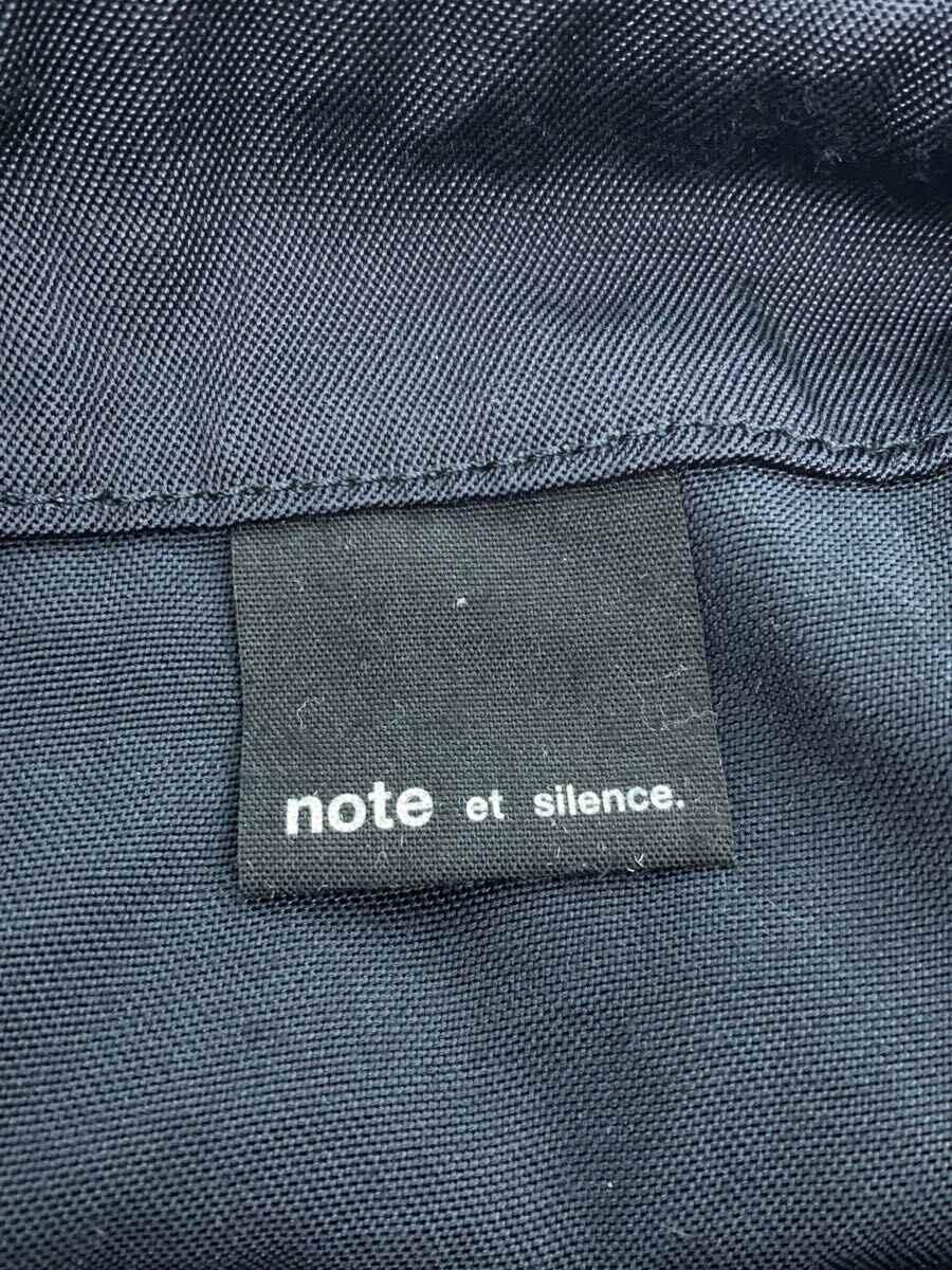note et silence◆ショルダーバッグ/コットン/BLK_画像5