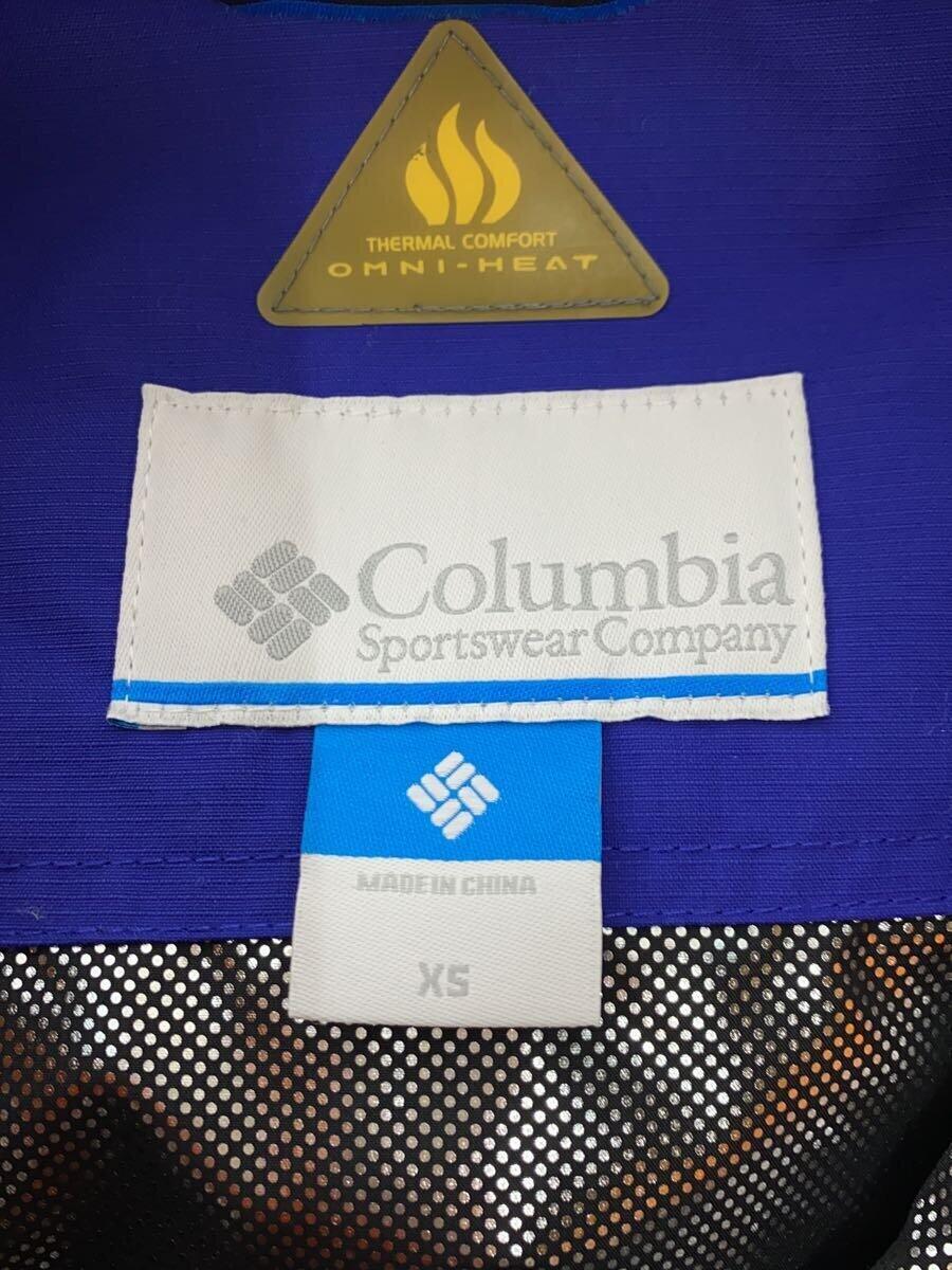Columbia◆DECRUZ SUMMIT Jacket_デクルーズサミットジャケット/XS/ナイロン/BLU/無地_画像3