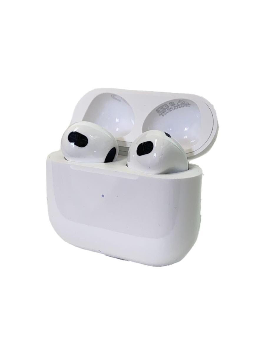 Apple◆ワイヤレス・Bluetoothイヤホン/AirPods/第3世代/MME73J/A/オーディオ機器/ホワイト_画像1