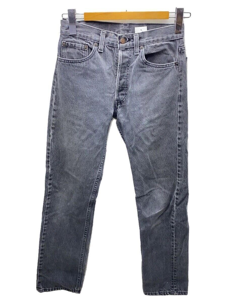 Levi’s◆リーバイス/501/28/デニム/BLK/Made in USA/89年製/先染め