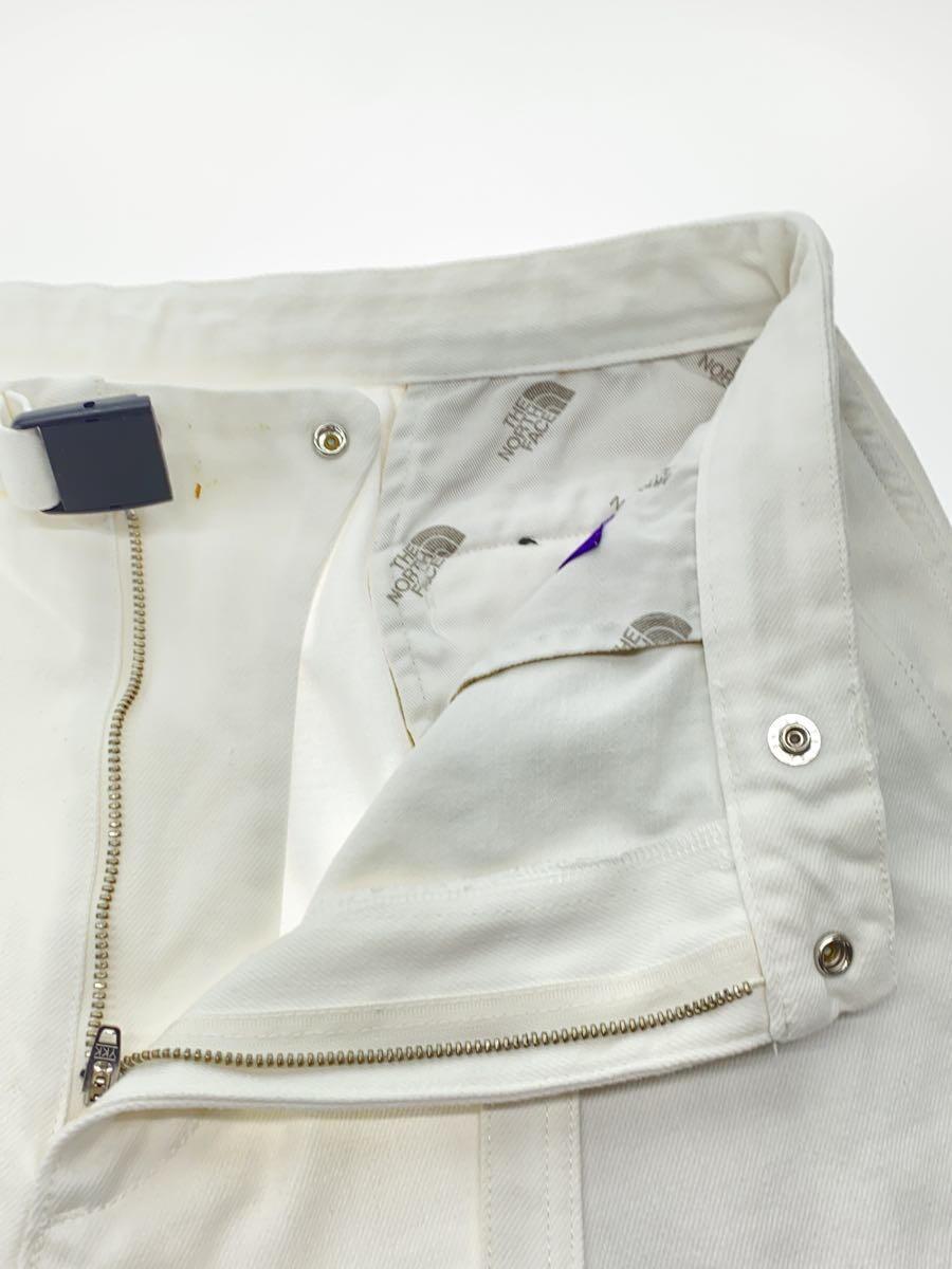 THE NORTH FACE PURPLE LABEL◆DENIM WIDE TAPERED PANTS/34/デニム/WHT/NT5205N_画像3