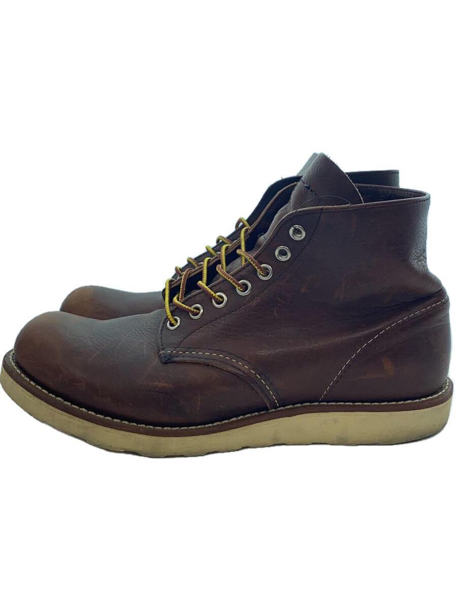RED WING◆レースアップブーツ/US8/BRW/レザー/8196