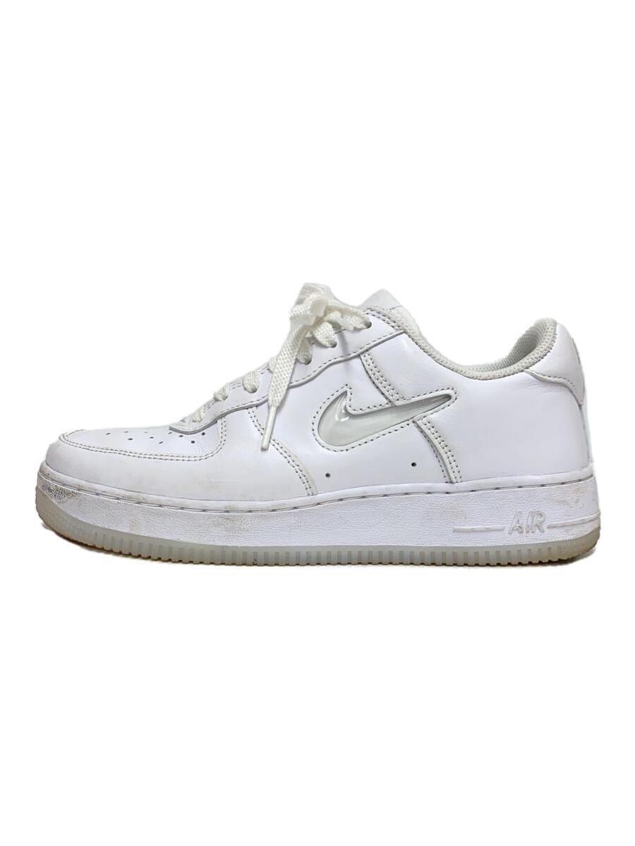 NIKE◆AIR FORCE 1 LOW_エア フォース 1 LOW/24.5cm/WHT/レザー_画像1