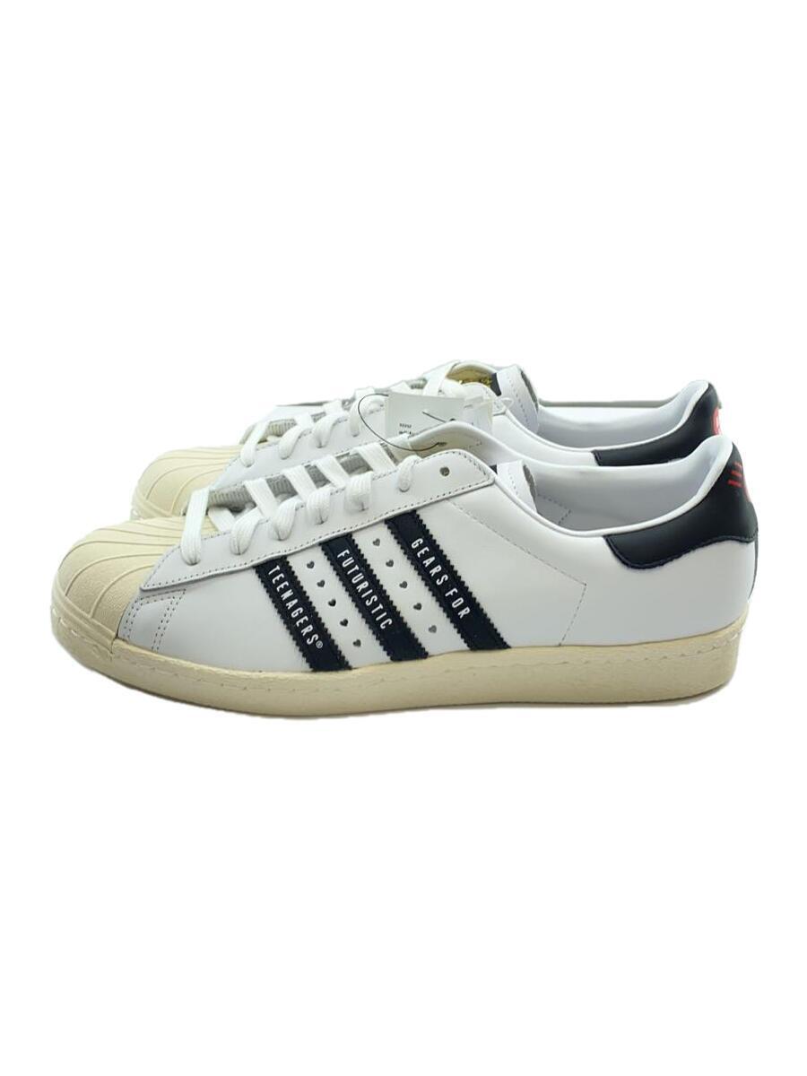 adidas◆SUPER STAR 80S HUMAN MADE/29cm/WHT/FY0728