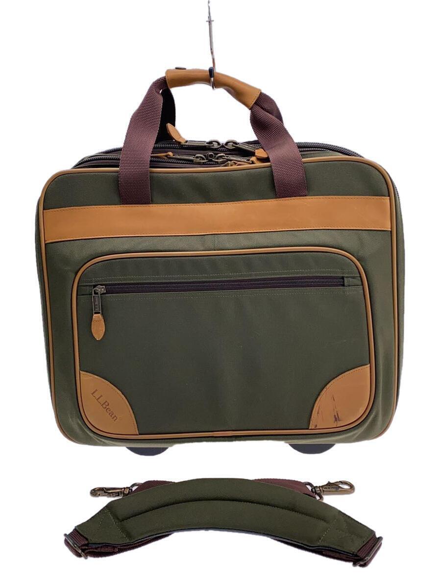 送料無料 日本 L.L.Bean◆トラベルキャリー/ポリエステル/KHK キャリーバッグ