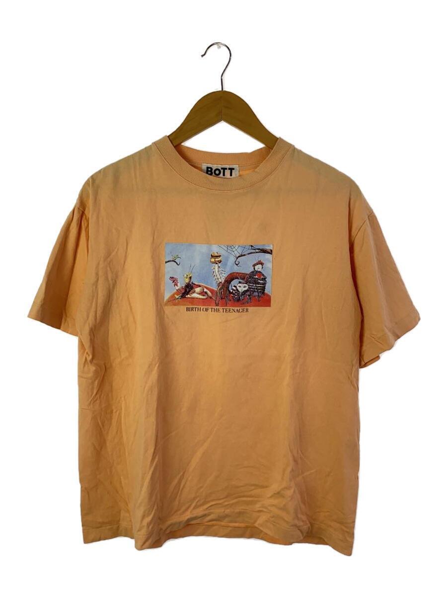 BoTT◆Tシャツ/M/コットン/BIRTH of the TEENAGER Peach Tee/プリント/201bott03_画像1