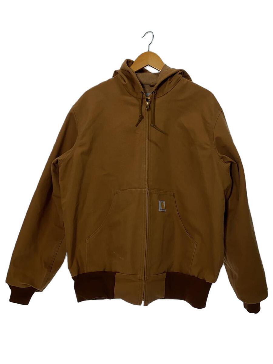 Carhartt◆DUCK ACTIVE JACKET THERMAL LINED/USA製/M/コットン/CML/J131-BRN_画像1