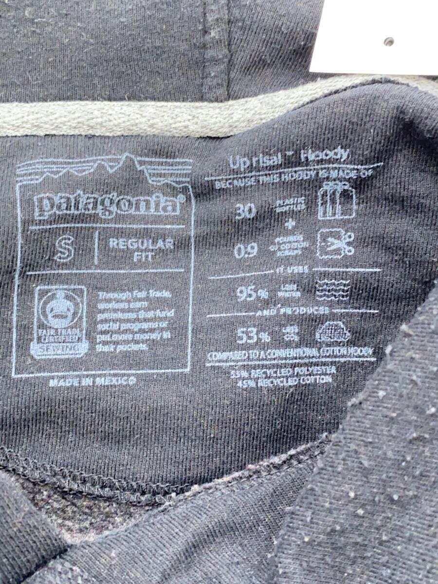 patagonia◆パーカー/S/コットン/黒色/プリント/STY39619FA21_画像3