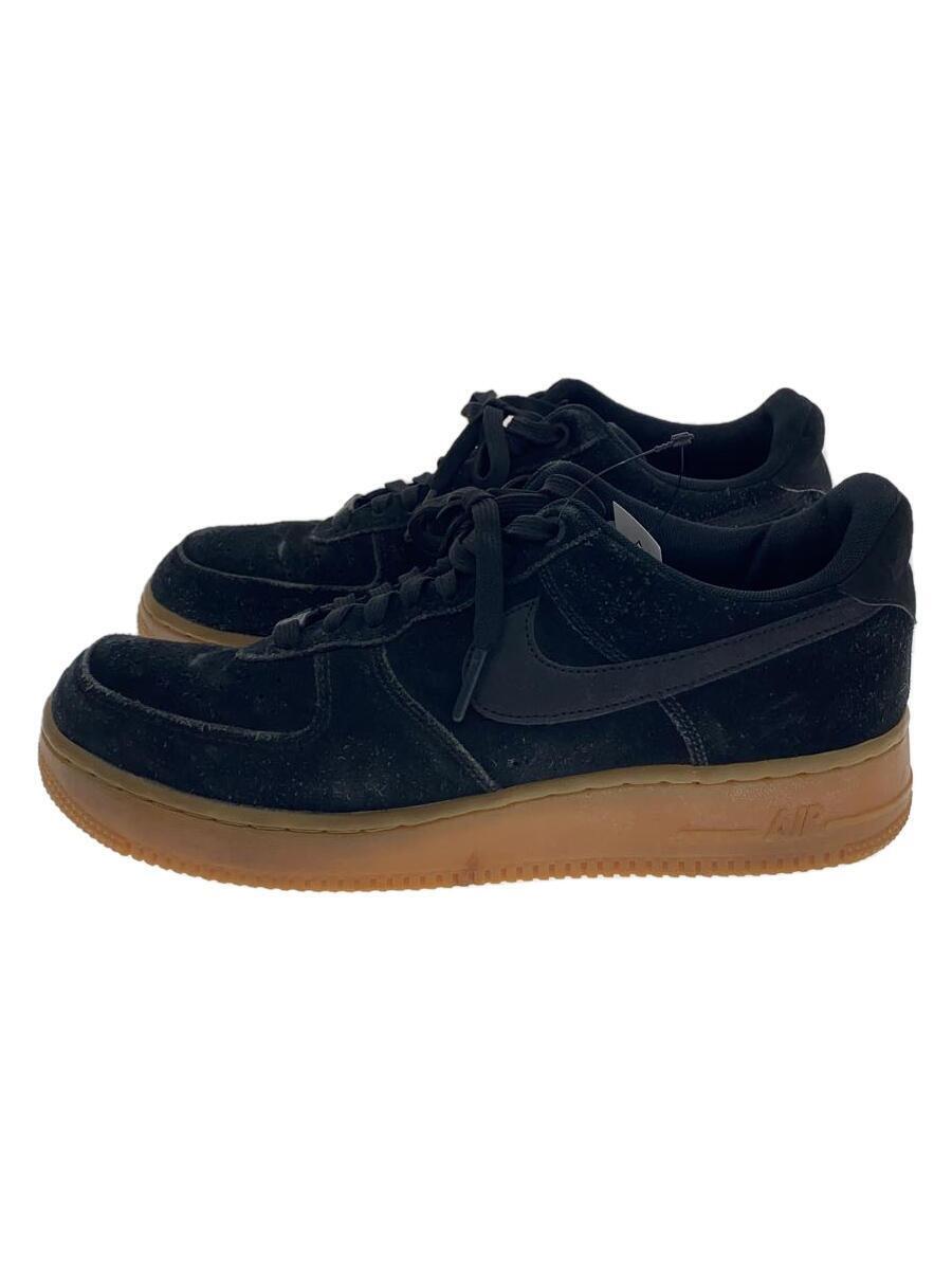 NIKE◆AIR FORCE 1 07 LV8 SUEDE/ブラック/AA1117-001/27.5cm/毛羽立ち有_画像1