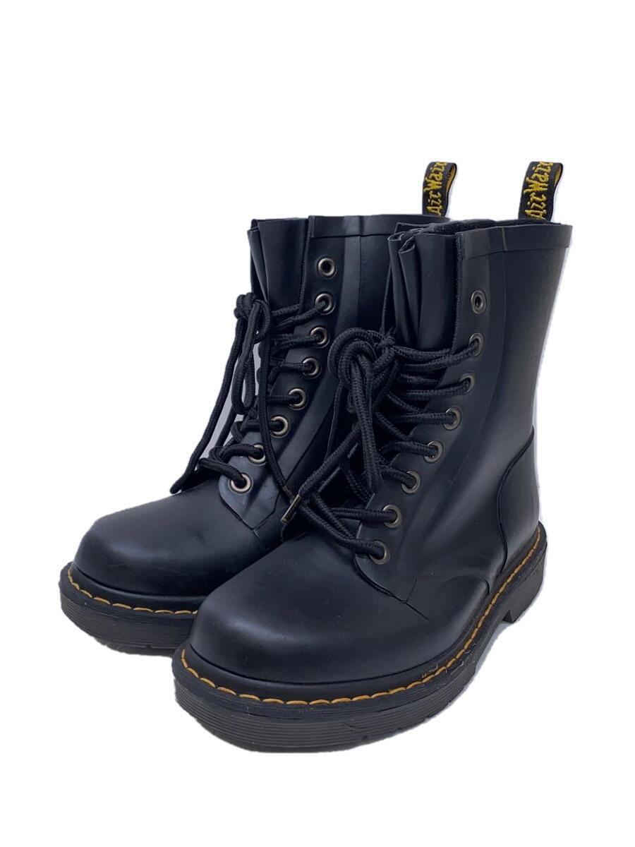 Dr.Martens◆レインブーツ/37/BLK/PVC_画像2