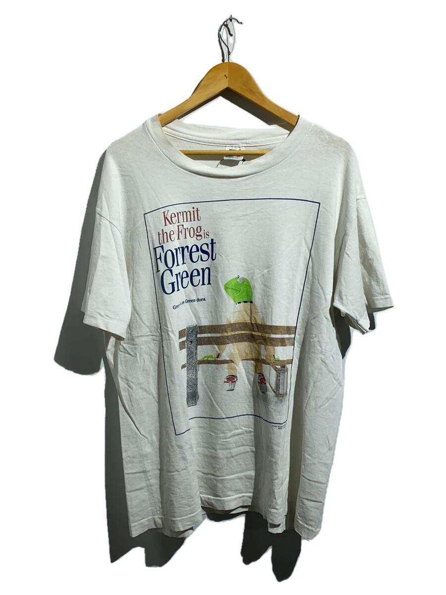 ANVIL◆90s/KERMIT KERMIT THE FROG IS FORREST/フォレストカTシャツ/XL/コットン/WHT_画像1