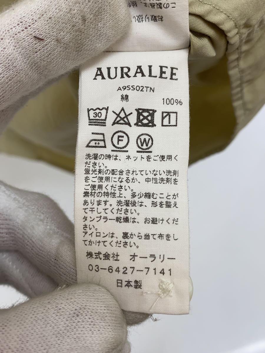 AURALEE◆半袖シャツ/3/コットン/BEG/無地/A9SS02TN_画像5