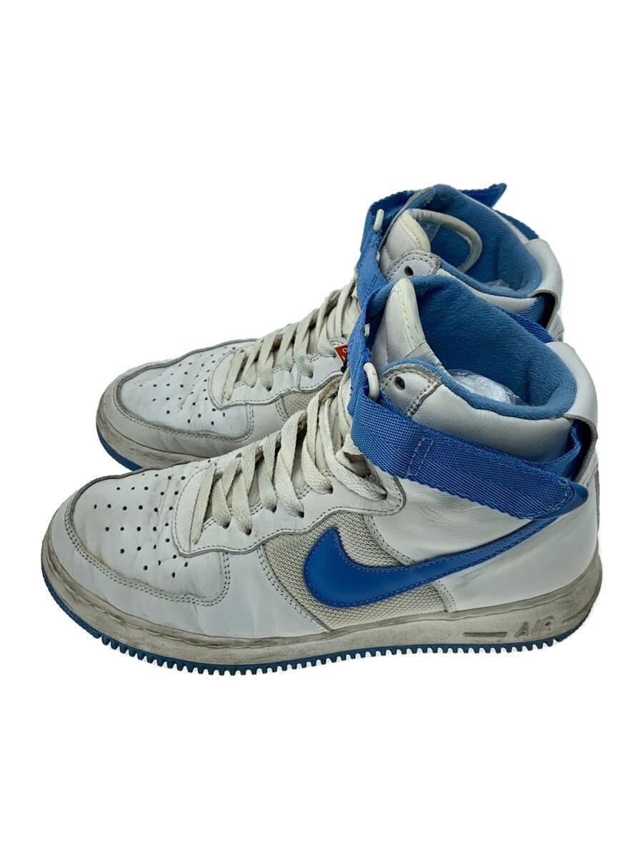 NIKE◆AIR FORCE 1 LEA MESH HIGH SC/エアフォースリーメッシュハイ/ホワイト/630313-141/