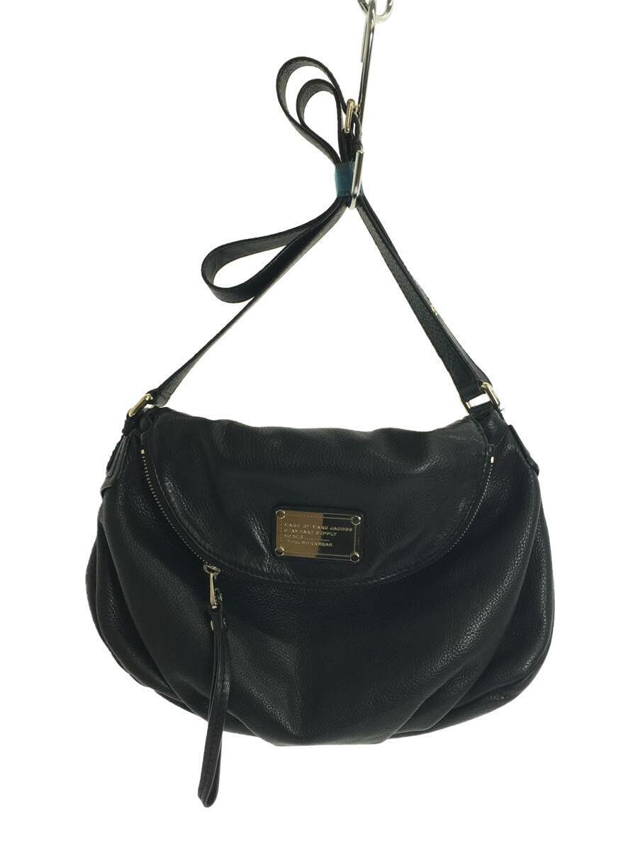 MARC BY MARC JACOBS◆ショルダーバッグ/レザー/BLK_画像1