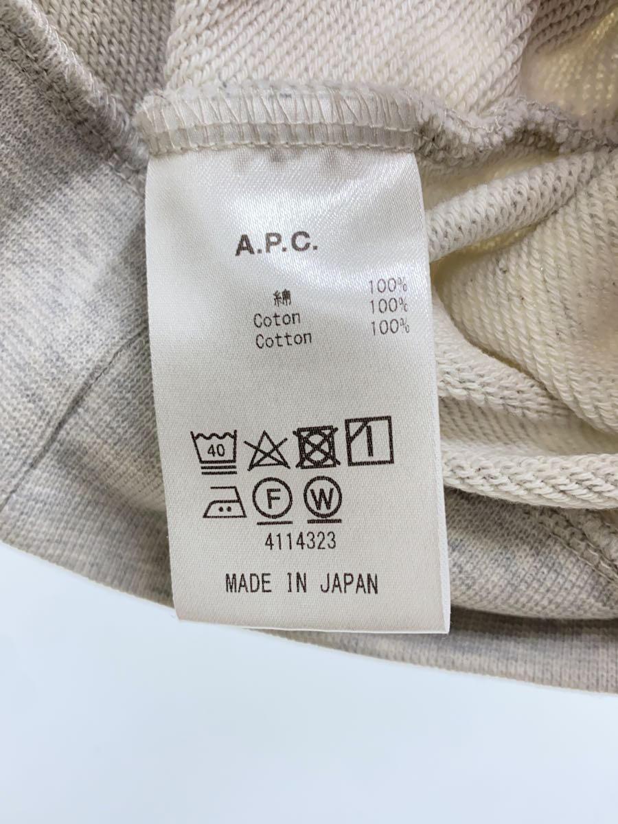 A.P.C.◆スウェット/M/コットン/GRY_画像4