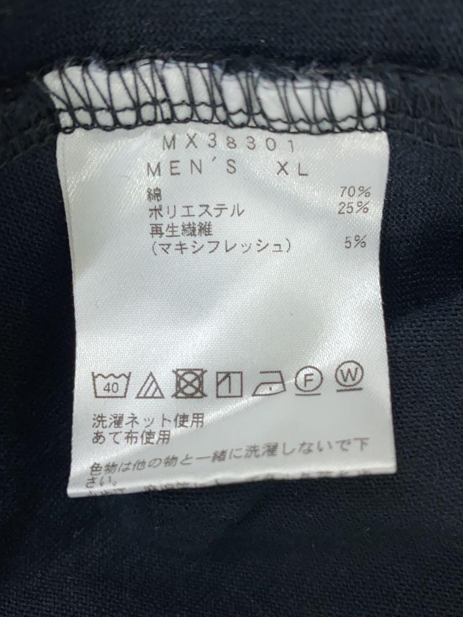 MXP◆Tシャツ/M/コットン/BLK/無地/MX38301_画像4