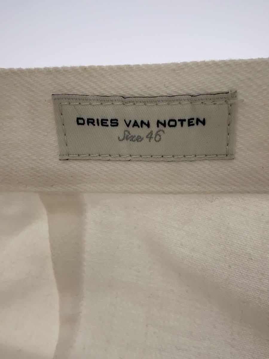 DRIES VAN NOTEN◆ブーツカットパンツ/46/デニム/WHT_画像4