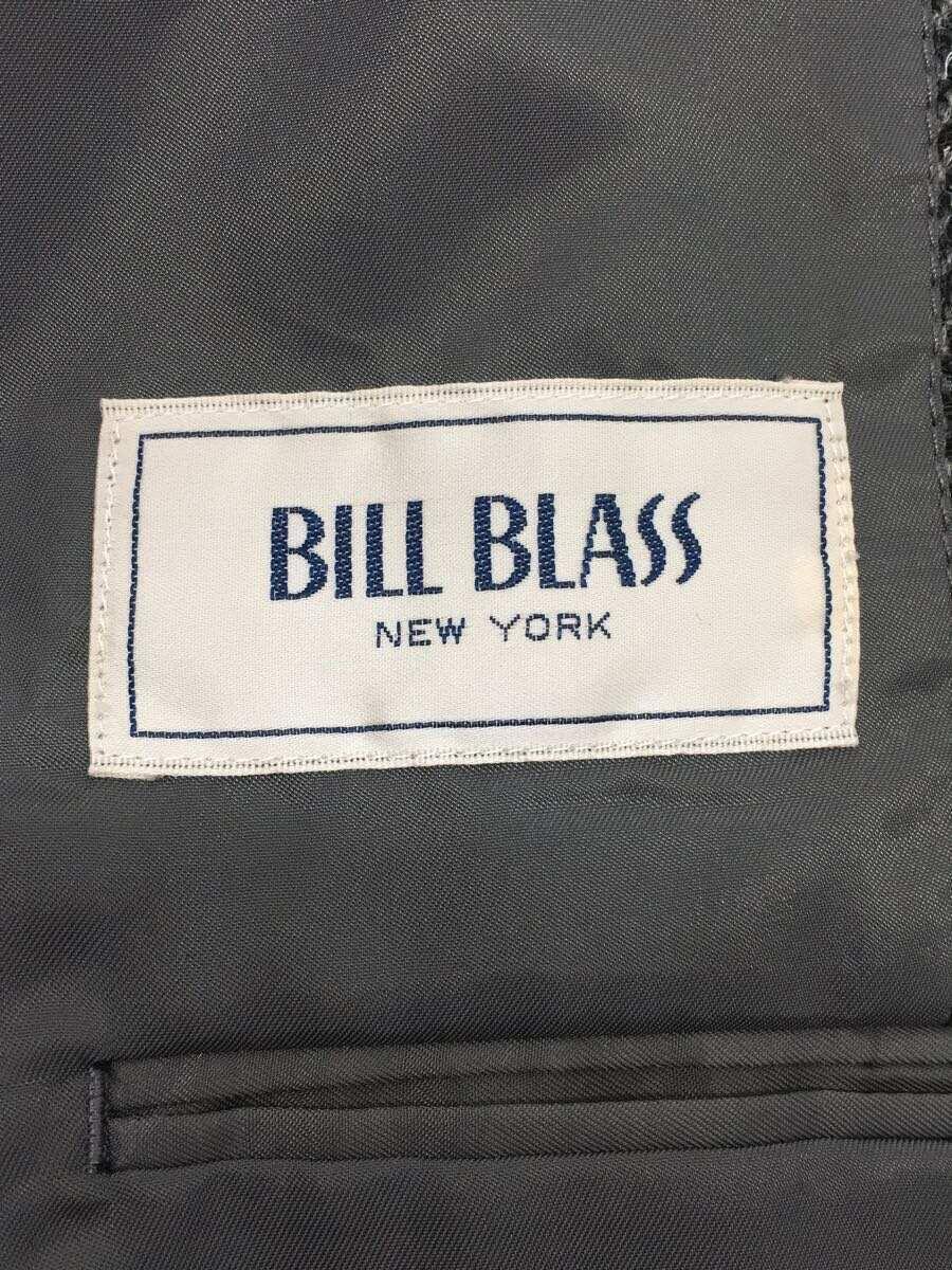 BILL BLASS/テーラードジャケット/-/ウール/GRY/ヘリンボーン_画像3