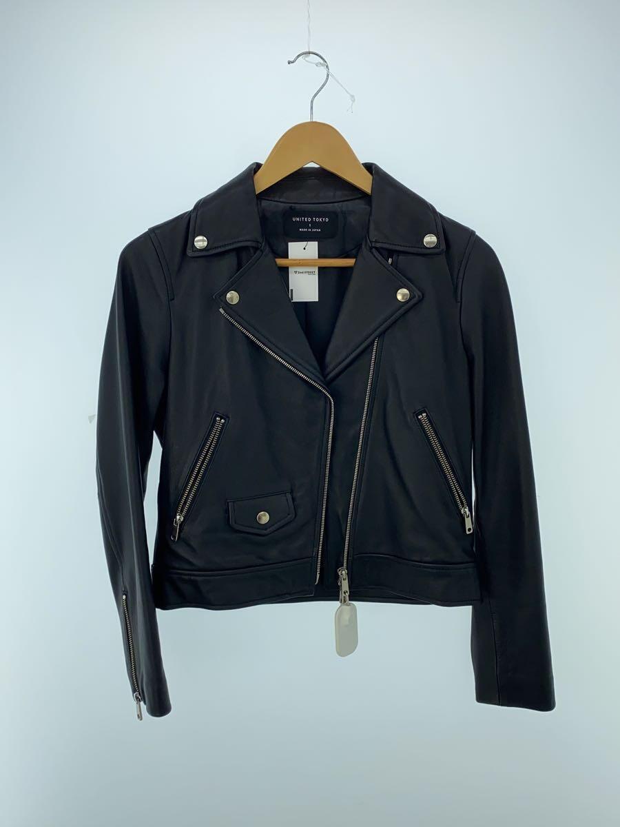 UNITED TOKYO* double rider's jacket /1/ sheep leather /BLK