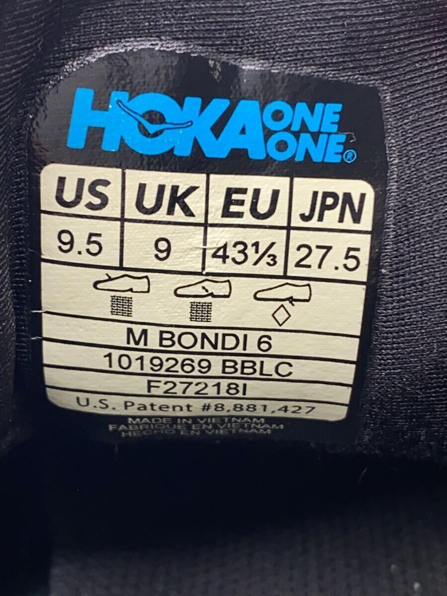HOKA ONE ONE◆ローカットスニーカー/27.5cm/BLK/F27218I_画像5