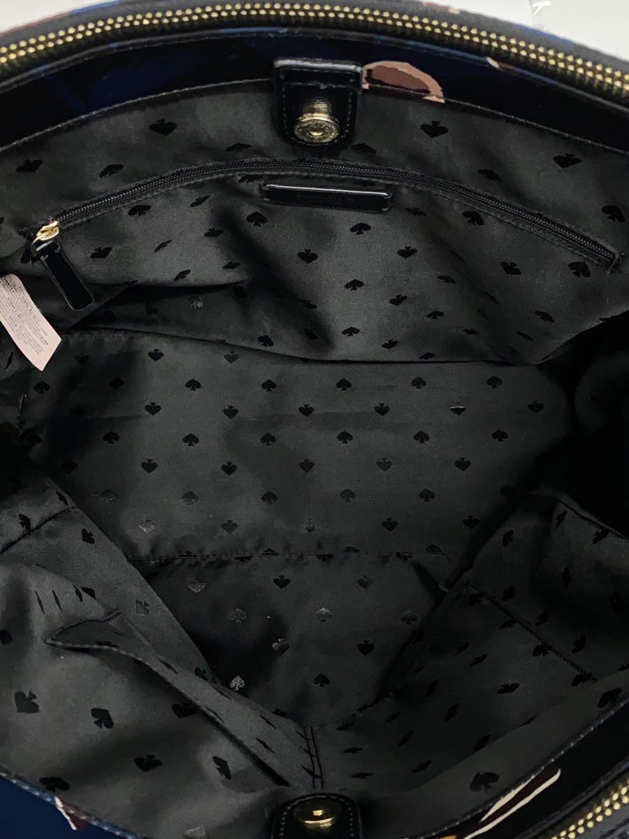kate spade new york◆トートバッグ/-/NVY/総柄_画像6