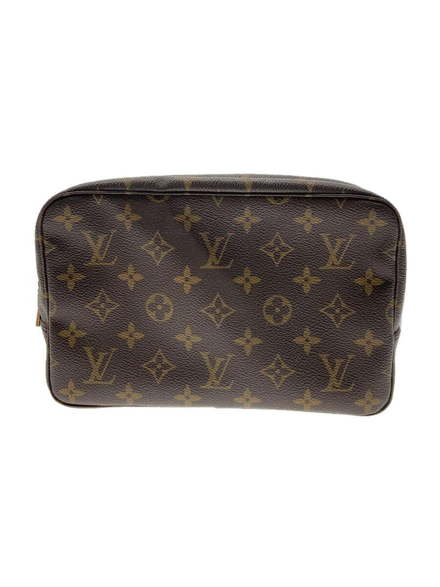 LOUIS VUITTON◆ルイヴィトン/M47524/トゥルース・トワレット23/モノグラム・キャンバス/PVC/ブラウン/汚れ有の画像1