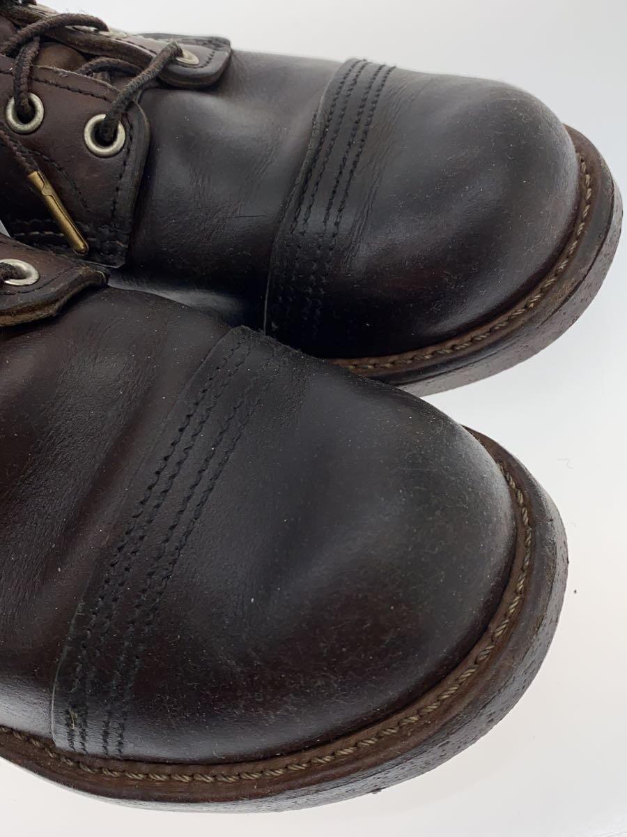 RED WING◆IRON RANGE/アイアンレンジ/27cm/BRW/レザー_画像7