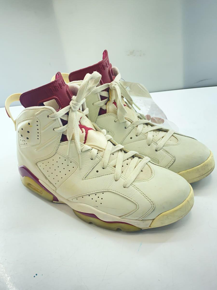 NIKE◆AIR JORDAN 6 RETRO/エアジョーダンレトロ/ホワイト/384664-116/28cm/WHT_画像5