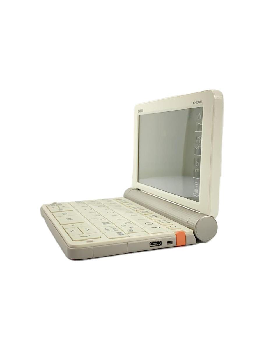 CASIO* computerized dictionary eks word XD-SR9800WE [ white ]/ touch panel 