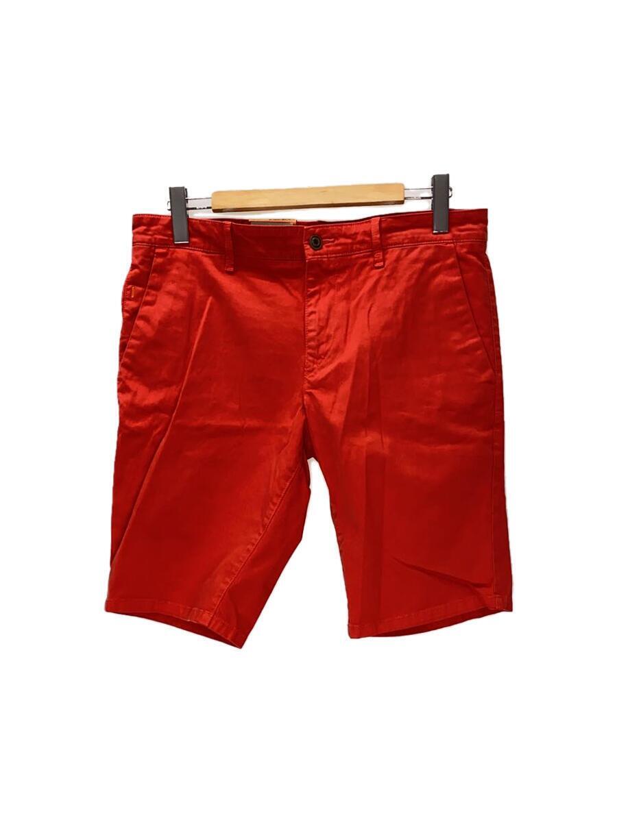 HUGO BOSS◆schino slim shorts/ショートパンツ/34/コットン/RED/50307773の画像1