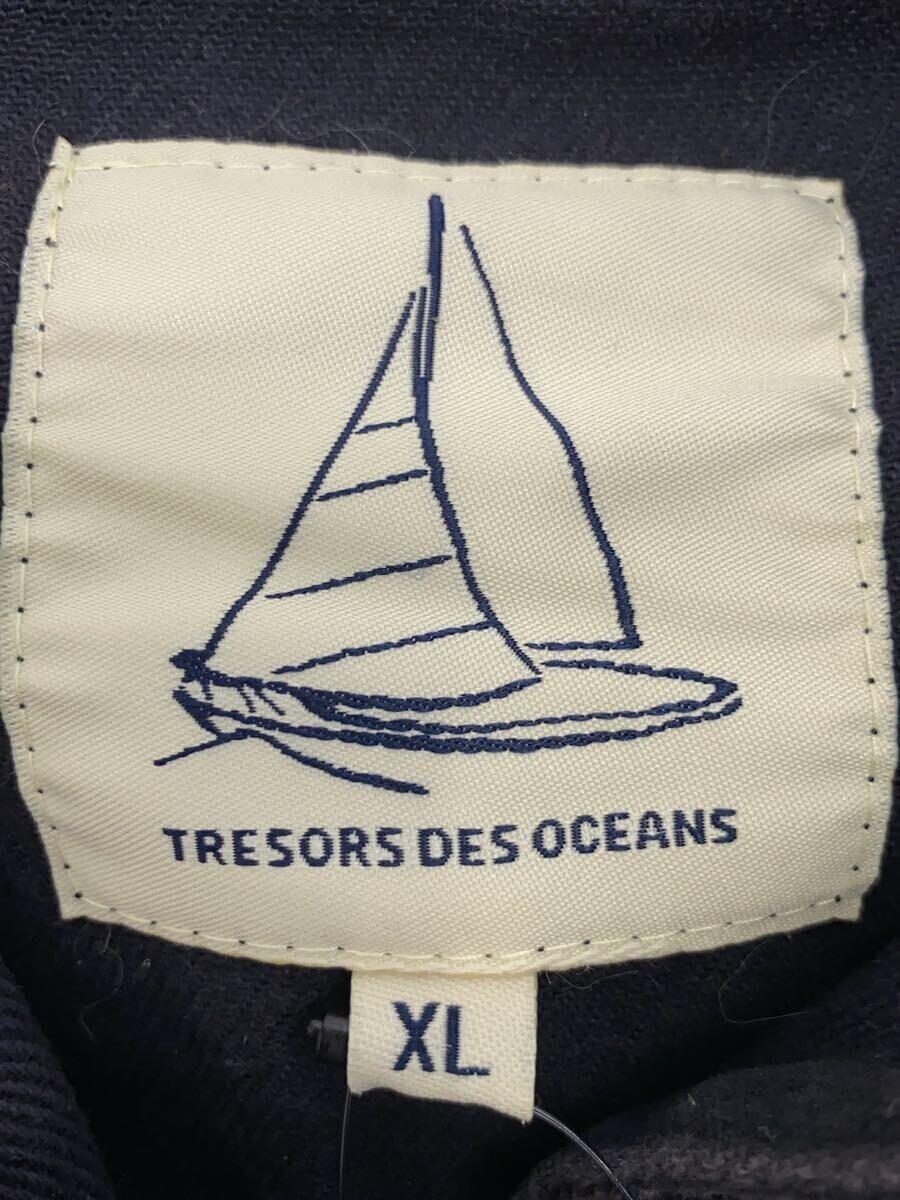 tresors des oceans/フィッシャーマンスモックワークジャケット/XL/コットン/BLK_画像3