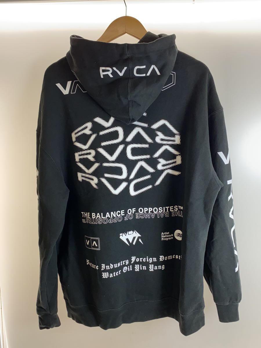 RVCA◆パーカー/L/コットン/BLK_画像2