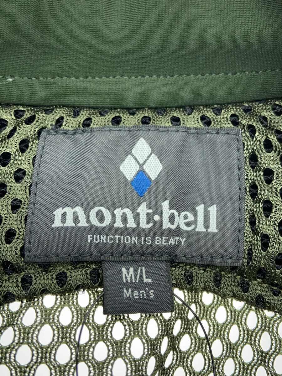 mont-bell◆ナイロンベスト/M/ナイロン/KHK/無地/001LTF801001X_画像3