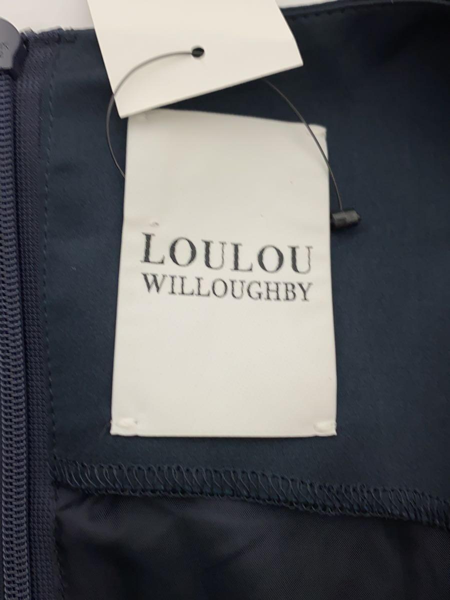 LOULOU WILLOUGHBY◆ノースリーブワンピース/2/ポリエステル/NVY/211610-14-220-69-020_画像3