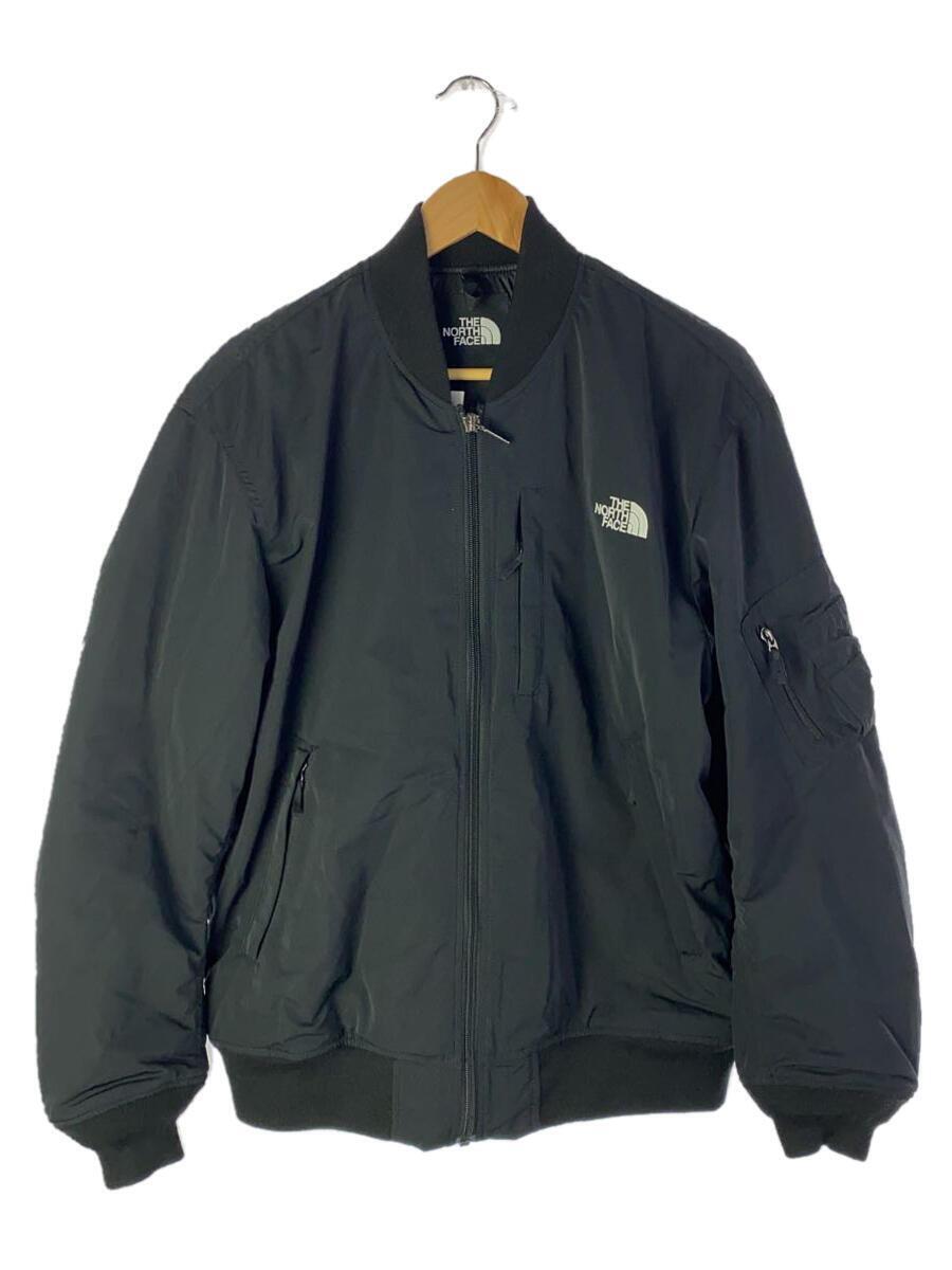 THE NORTH FACE◆INSULATION BOMBER JACKET_インサレーションボンバージャケット/L/ポリエステル/BLK_画像1