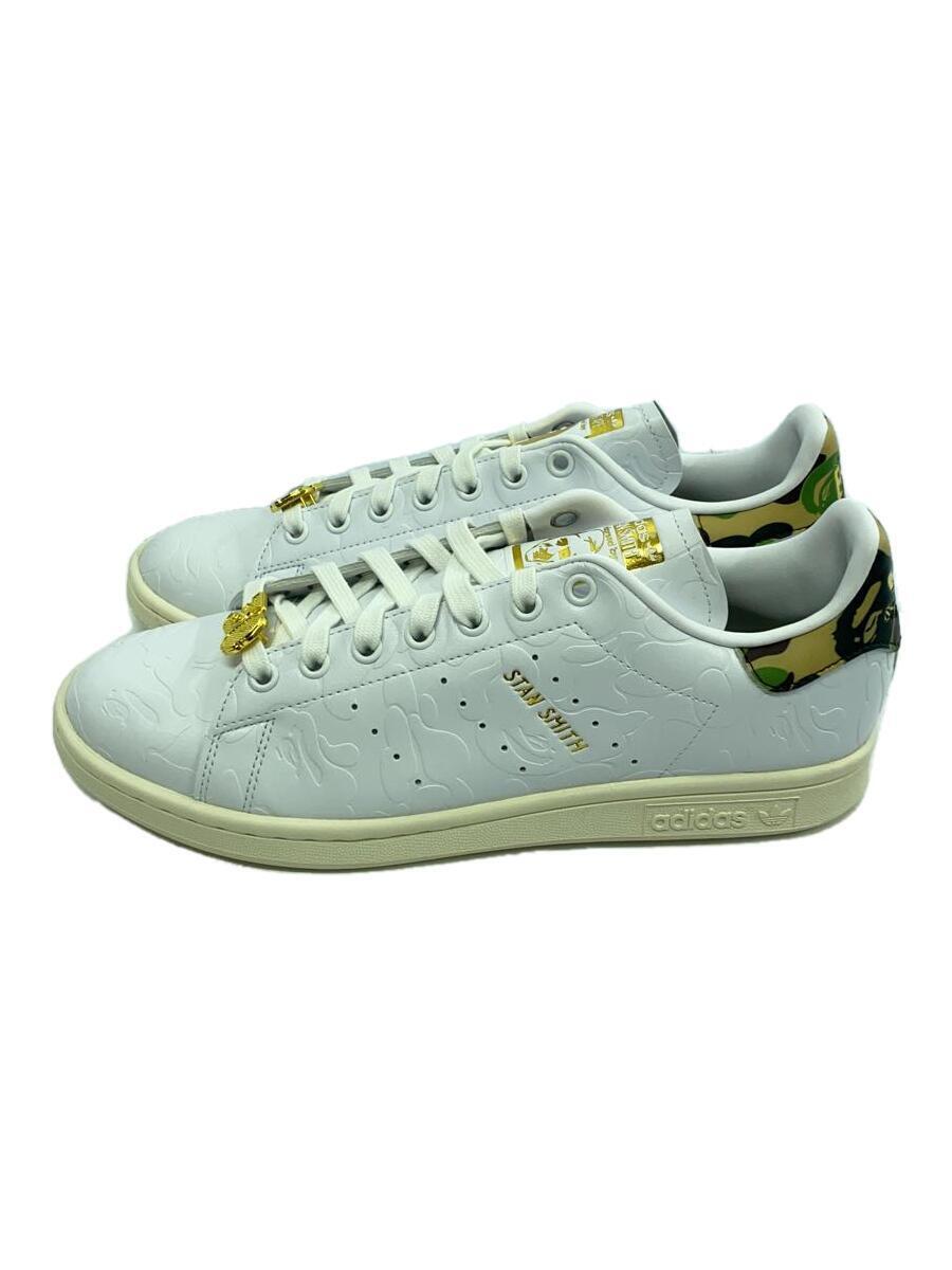 adidas◆STAN SMITH BAPE/27cm/WHT