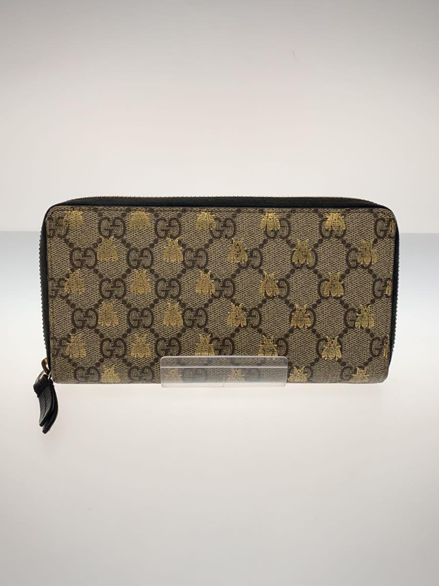 GUCCI◆長財布/PVC/BRW/総柄/メンズ/410102