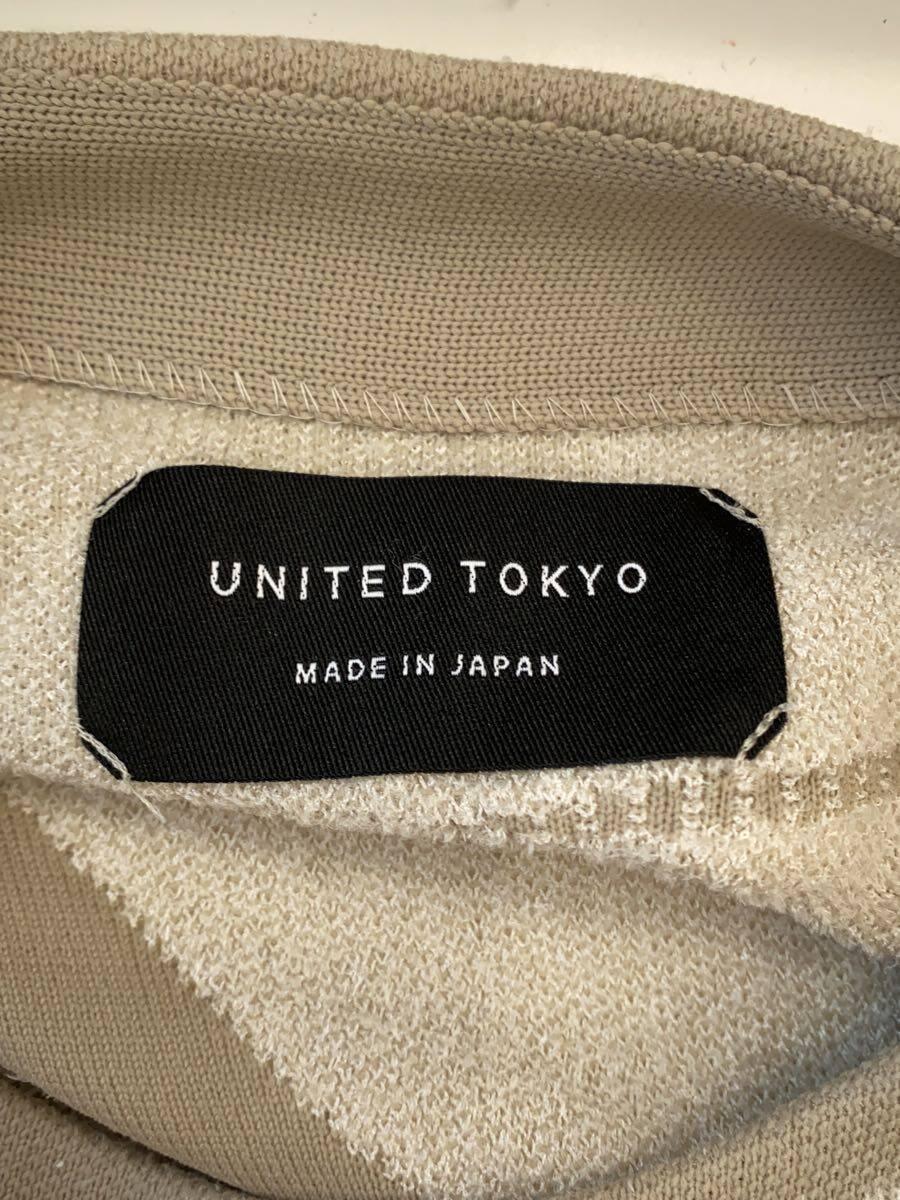 UNITED TOKYO◆セーター(薄手)/FREE/ポリエステル/KHK/141530018_画像3