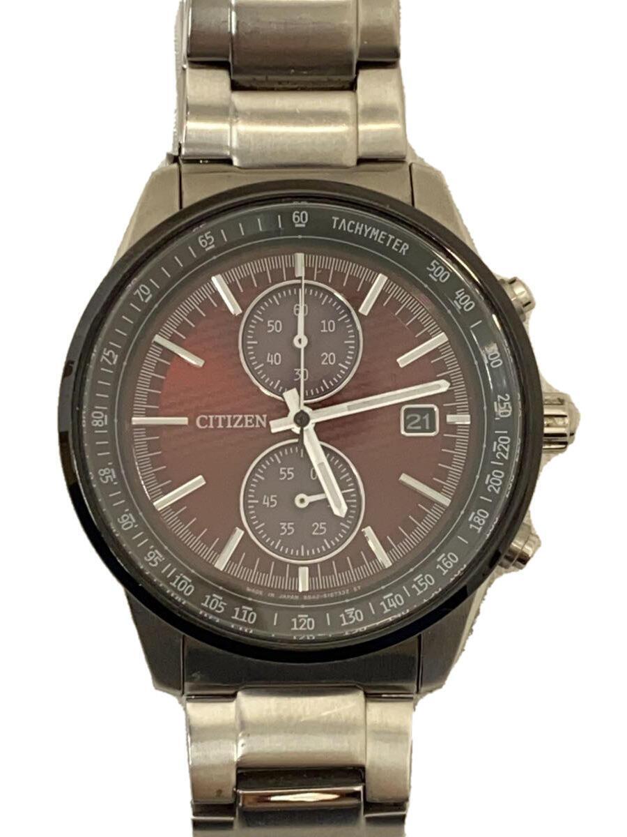 CITIZEN◆クォーツ腕時計/アナログ/BRD/SLV/B642-S122147_画像1