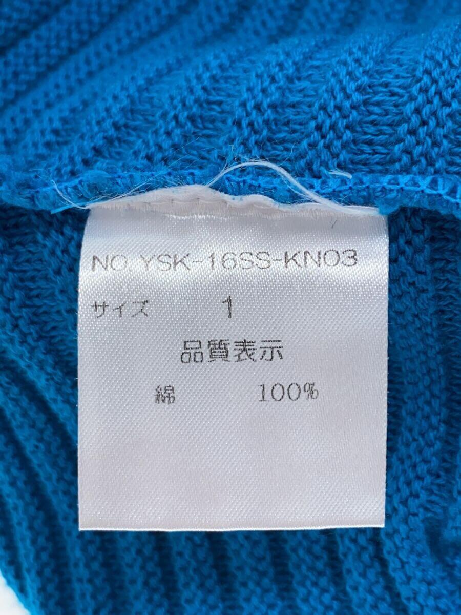 YASHIKI◆セーター(薄手)/1/コットン/BLU/YSK-16SS-KN03_画像4