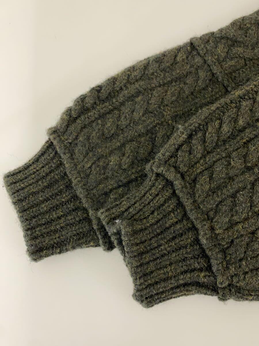 The Shinzone◆LINK CABLE KNIT/FREE/ウール/カーキ/22AMSNI09_画像5