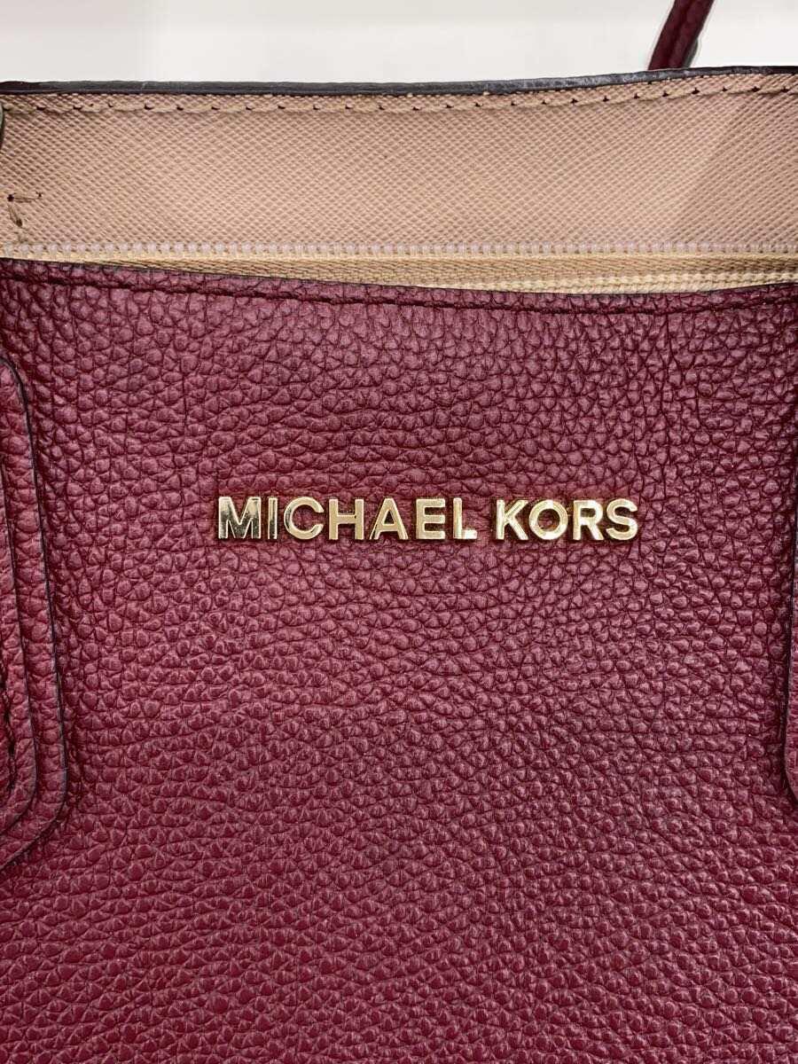 MICHAEL KORS◆ハンドバッグ/PVC/BRD/35F8GAFS2L_画像5