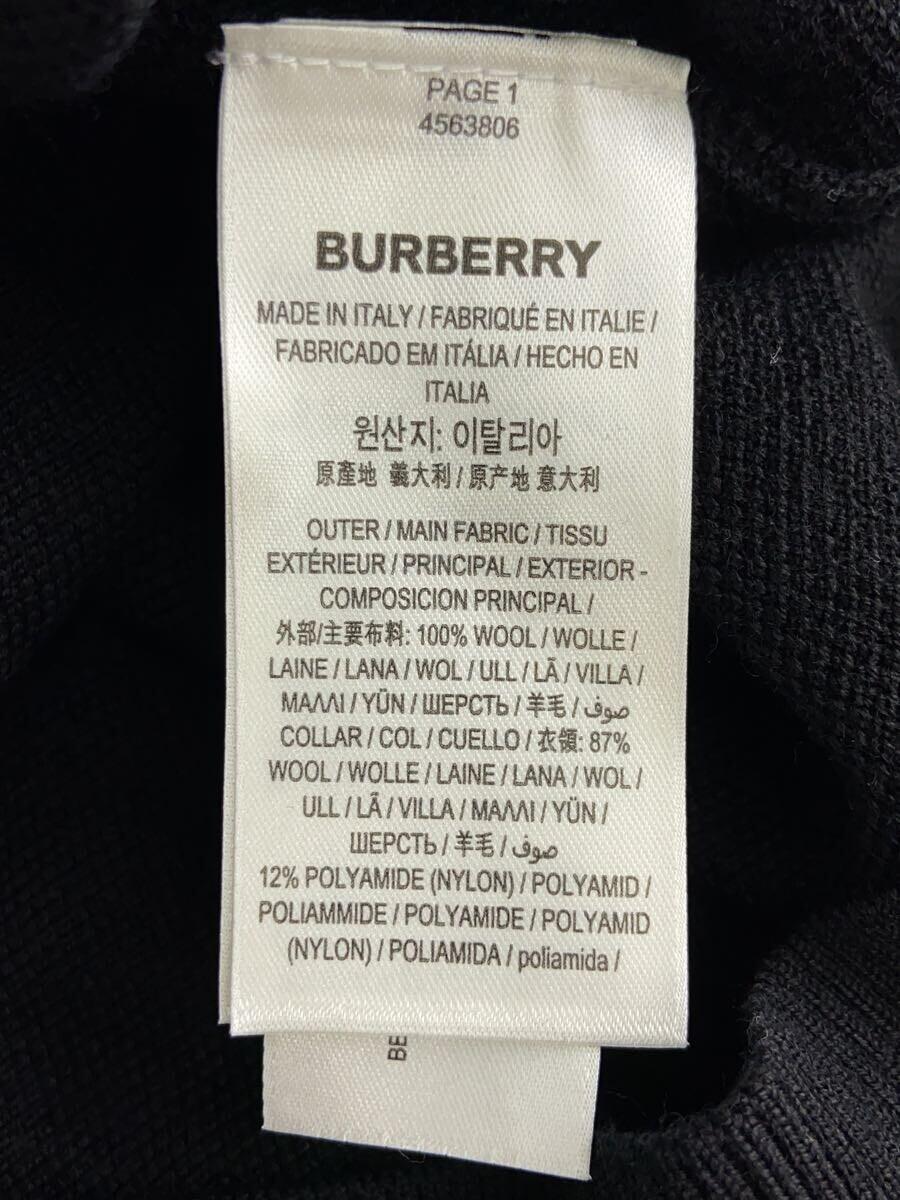 BURBERRY◆ポロシャツ/XL/ウール/BLK/4563806_画像5