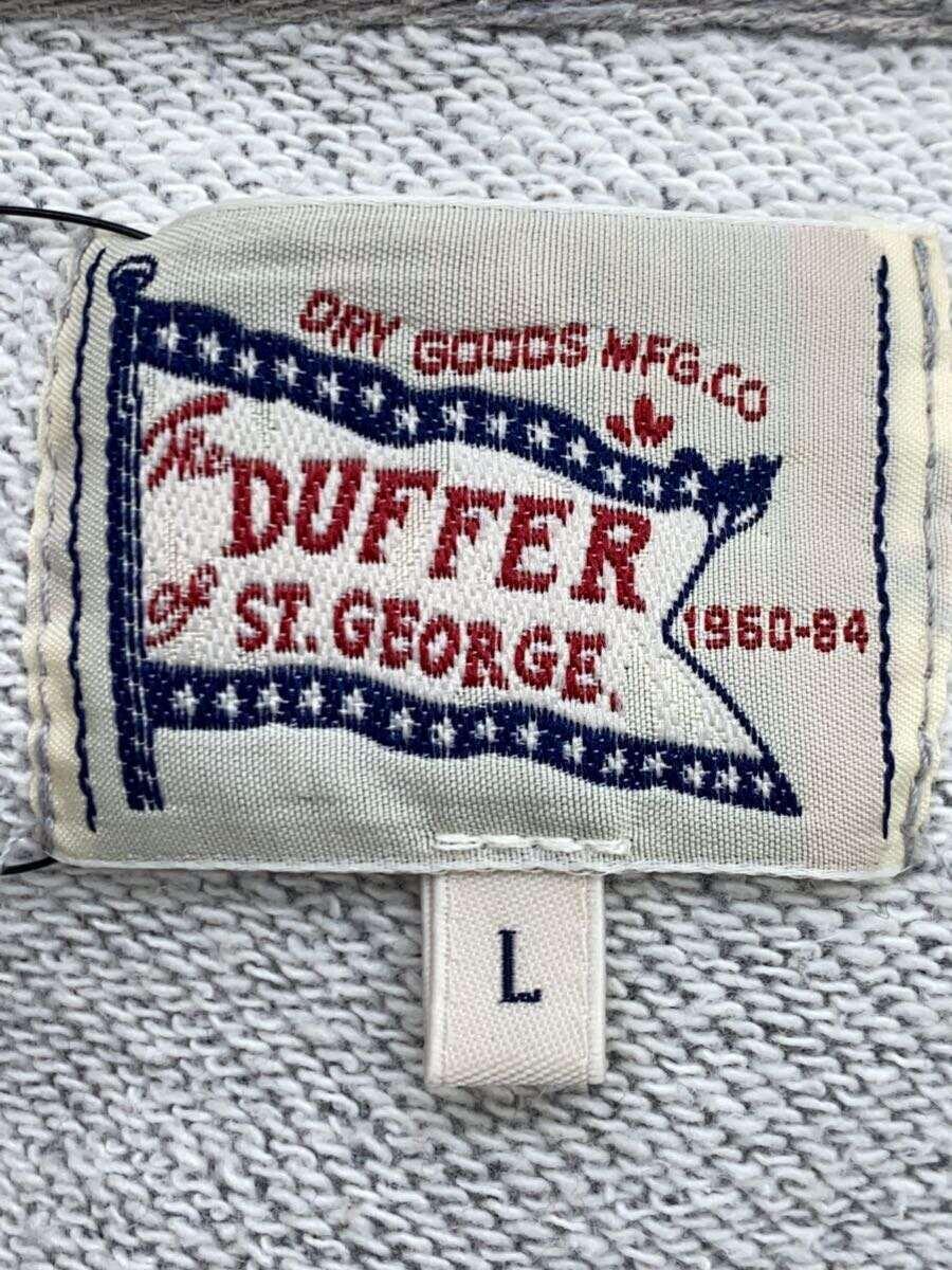 The DUFFER of St.GEORGE◆ジップパーカー/L/コットン/GRY_画像3