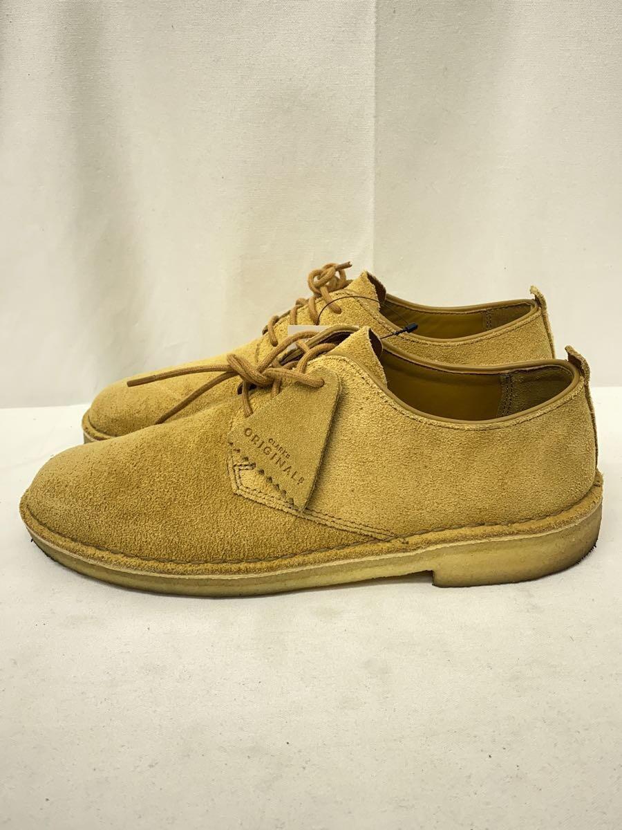 Clarks◆Desert Londonデザートロンドンブーツ/シューズ/25.5cm/BEG_画像1