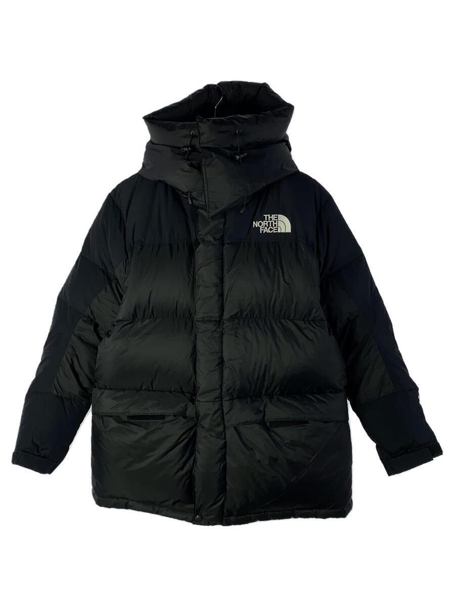 THE NORTH FACE◆HIM DOWN PARKA_ヒムダウンパーカ/S/ナイロン/BLK/無地_画像1