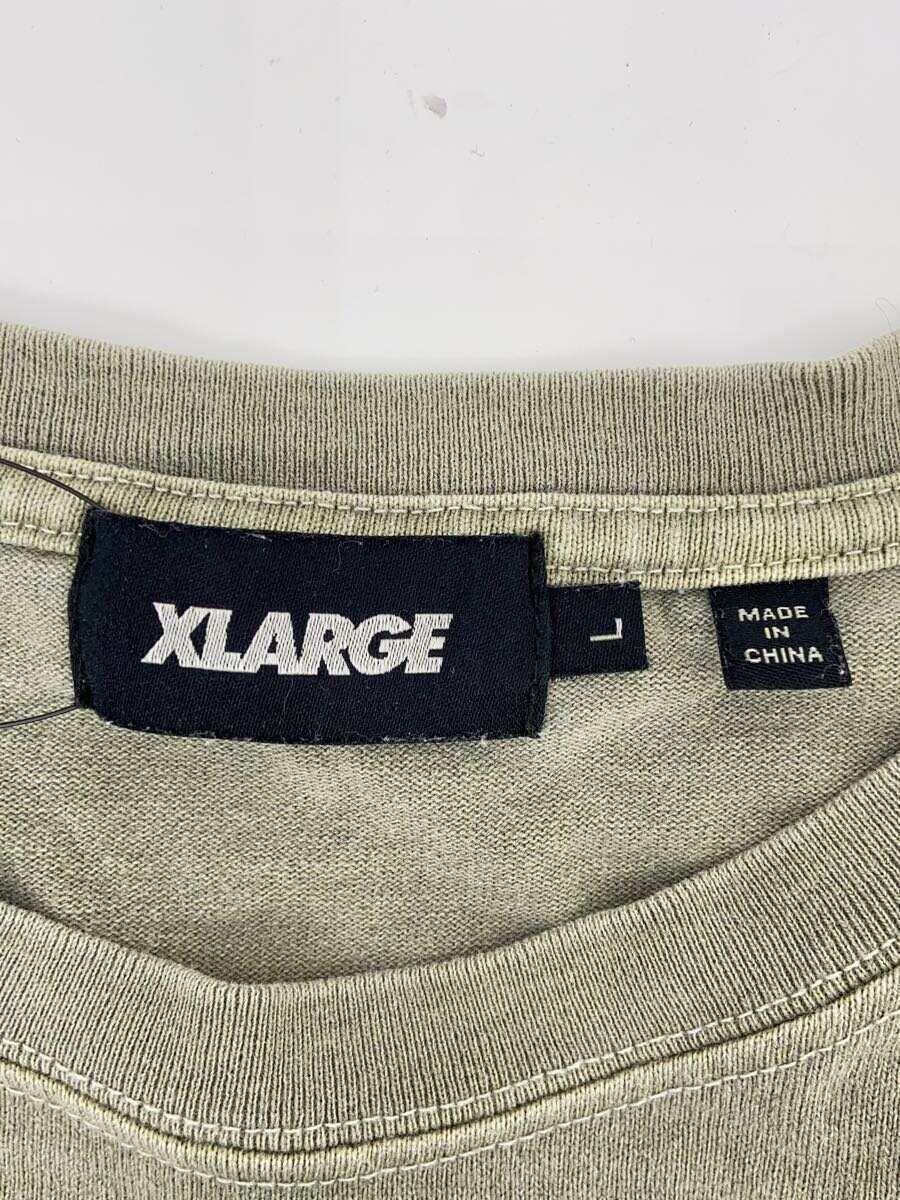 X-LARGE◆Tシャツ/L/コットン/GRN_画像3