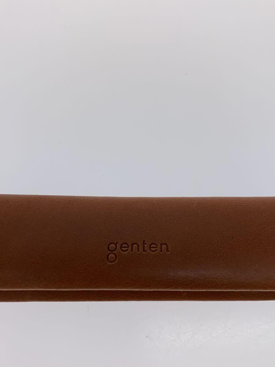 GENTEN◆スティーレ小銭入れ付きキーリング/キーケース/レザー/CML/メンズ_画像3